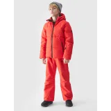 Chlapčenská lyžiarska bunda 4F JUNIOR TECHNICAL JACKET-JWAW24TTJAM534-62S-RED · záber 3
