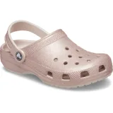 Dievčenské kroksy (rekreačná obuv) CROCS Classic Glitter Clog K quartz glitter · záber 1