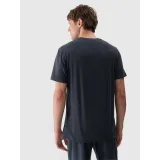 Pánske tréningové tričko s krátkym rukávom 4F TSHIRT FNK M1344-22M-ANTHRACITE MELANGE · záber 3