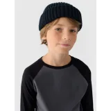 Chlapčenské tričko s dlhým rukávom 4F JUNIOR LONGSLEEVE-JWAW24TLONM293-22S-ANTHRACITE · záber 2