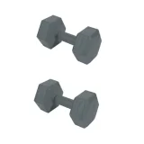 Set závažia SPOKEY MONSTER GREY HEXA 2x 3 kg · záber 1