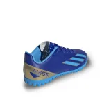 Chlapčenské futbalové kopačky turfy ADIDAS X Crazyfast Messi Jr TF lucid blue blue burst cloud white · záber 4