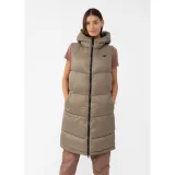 Dámska vesta 4F VEST-AW23TVESF074-82S-LIGHT BROWN · záber 2