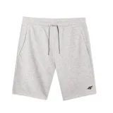Pánske teplákové kraťasy 4F SHORTS CAS M543-27M-COLD LIGHT GREY MELANGE · záber 1