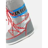 Vysoké zimné topánky MOON BOOT MB ICON SPACE RACING-HF04 SILVER BLUE RED · záber 5