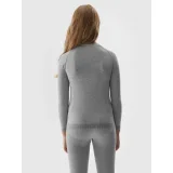 Dievčenské termoprádlo vrchný a spodný diel 4F JUNIOR SEAMLESS UNDERWEAR-JAW23USEAF110-27M-COLD LIGHT GREY MELANGE · záber 4