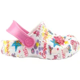Dievčenské kroksy (rekreačná obuv) COQUI Little Frog + Amulet K white dark pink · záber 2