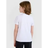 Chlapčenské tréningové tričko s krátkym rukávom 4F JUNIOR TSHIRT FNK M1438-10S-WHITE · záber 3