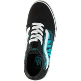 Chlapčenská rekreačná obuv VANS YT Ward Glow Vans Neon blue black · záber 4