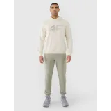 Pánska mikina s kapucňou 4F SWEATSHIRT M1585-12S-CREME · záber 4