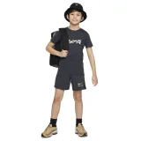 Dievčenské tričko s krátkym rukávom NIKE B NSW N AIR TEE-070 DK SMOKE GREY METALLIC GOLD · záber 5