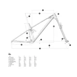 Horský bicykel MONDRAKER Raze, black dirty white · záber 4