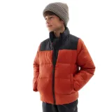 Chlapčenská bunda 4F JUNIOR DOWN JACKET-JWAW24TDJAM461-61S-DARK RED · záber 1