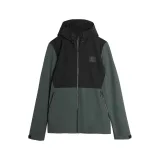 Pánska turistická softshellová bunda 4F SOFTSHELL JACKET-AW23TSOFM155-40S-DARK GREEN · záber 5