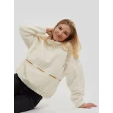 Dámska flisová mikina FUNDANGO Calypso Hybrid Pullover-240-mustard · záber 2