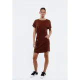 Dámske šaty AUTHORITY D-DORIEN W terracotta · záber 2