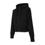 Dámska mikina so zipsom 4F WOMENS SWEATSHIRT BLD027-20S-DEEP BLACK · záber 3