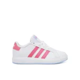 Dievčenská rekreačná obuv ADIDAS Grand Court 2.0 Jr cloud white pulse magenta glow blue · záber 1