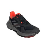 Pánska bežecká trailová obuv ADIDAS Terrex Soulstride R.Rdy core black grey six solar red · záber 1