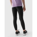 Dievčenské legíny 4F JUNIOR TIGHTS FNK-4FJWSS24TFTIF223-20S-DEEP BLACK · záber 4