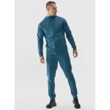 Pánske zateplené tepláky 4F TROUSERS FNK-WAW24TFTRM682-46M-TEAL MELANGE · záber 3