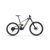 Horský elektrobicykel MONDRAKER Dune Carbon R, nimbus grey obsidian grey dense yellow · záber 1
