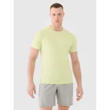 Pánske tréningové tričko s krátkym rukávom 4F TSHIRT FNK M1343-45S-CANARY GREEN · záber 2