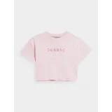 Dievčenské tričko s krátkym rukávom 4F JUNIOR TSHIRT F393-56S-LIGHT PINK · záber 2