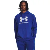 Pánska zateplená mikina s kapucňou UNDER ARMOUR UA Rival Fleece Logo HD-BLU · záber 1