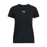 Dámske tričko s krátkym rukávom UNDER ARMOUR UA Rival Core SS-BLK · záber 3