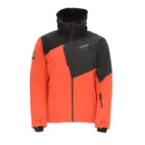Pánska lyžiarska bunda s kapucňou BLIZZARD Ski Jacket Leogang, red black · záber 1