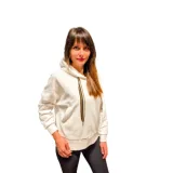 Dámska mikina s kapucňou VOLCANO AIKA-100-WHITE · záber 1