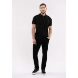 Pánske polo tričko s krátkym rukávom VOLCANO O-GOTI-700-BLACK · záber 5