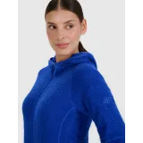 Dámska turistická flisová mikina so zipsom 4F SWEATSHIRT FNK-WSS25TFSWF481-36S-COBALT · záber 2