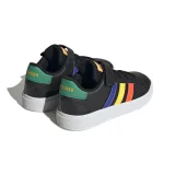 Chlapčenská rekreačná obuv ADIDAS Grand Court 2.0 K core black lucid blue court green · záber 4