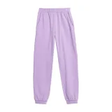 Dievčenské tepláky 4F JUNIOR TROUSERS-JAW23TTROF426-52S-LIGHT VIOLET · záber 4