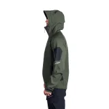 Pánska turistická softshellová bunda NORTHFINDER BRIO-550blackdarkgreen · záber 2