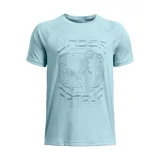 Chlapčenské tréningové tričko s krátkym rukávom UNDER ARMOUR UA B TECH GAME DAY SS-BLU · záber 1
