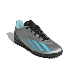 Juniorské futbalové kopačky turfy ADIDAS X CRAZYFAST MESSI 4 SILVMT BLIBLU CBLACK_IE4068_tf · záber 1