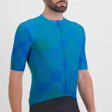 Pánsky cyklistický dres s krátkym rukávom SPORTFUL Rocket jersey, berry blue blue radiance · záber 4
