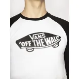 Pánske tričko s krátkym rukávom VANS STYLE 76 RAGLAN-WHITE-BLACK · záber 5