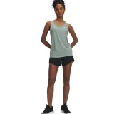 Dámske tréningové kraťasy UNDER ARMOUR Tech Play Up Shine Shorts-BLK · záber 3