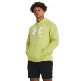 Pánska zateplená mikina s kapucňou UNDER ARMOUR UA Rival Fleece Logo HD-YLW · záber 1