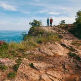 Dámska vysoká turistická obuv TREZETA Annette Evo Wp, Grey Magenta · záber 5