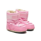 Juniorské vysoké zimné topánky MOON BOOT MB CRIB NYLON JR-J004 LIGHT PINK · záber 2