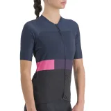 Dámsky cyklistický dres s krátkym rukávom SPORTFUL Snap w jrs, black galaxy blue · záber 2