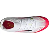 Chlapčenské futbalové kopačky outdoorové ADIDAS F50 League Mid Jr FG MG cloud white core black solar yellow · záber 4