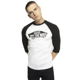 Pánske tričko s krátkym rukávom VANS STYLE 76 RAGLAN-WHITE-BLACK · záber 1