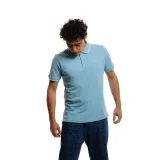 Pánske polo tričko s krátkym rukávom AUTHORITY PS- RICE PLAIN M aqua blue · záber 3