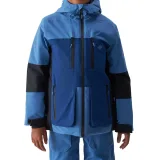 Chlapčenská lyžiarska bunda 4F JUNIOR TECHNICAL JACKET-JAW23TTJAM301-33S-BLUE · záber 2